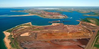 Iron ore miners wait to evaluate damage from cyclone Christine