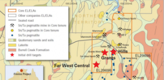 Core Exploration to commence drilling at Finniss Lithium Project